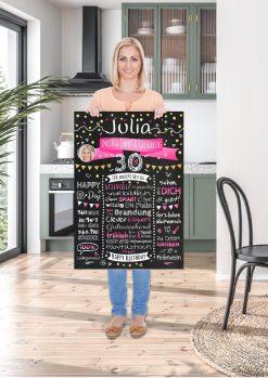 Meilensteintafel Chalkboard Geschenk 30. Geburtstag Personalisiert Geburtstagstafel Klassik Mann Frau (18)