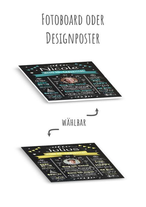 Meilensteintafel Chalkboard Geschenk 40. Geburtstag Personalisiert Witzig Geburtstagstafel Mann Frau Große Kinder13