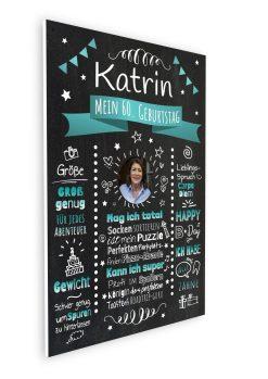 Meilensteintafel Chalkboard Geschenk 60. Geburtstag Personalisiert Witzig Geburtstagstafel Mann Frau Große Kinder08