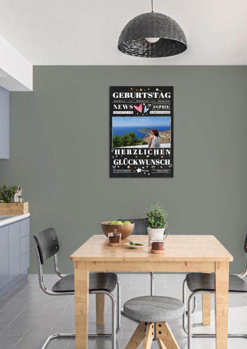 Meilensteintafel Chalkboard Geschenk 20. Geburtstag Personalisiert Mann Frau Geburtstagstafel News02