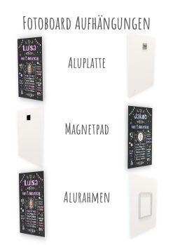 Meilensteintafel Chalkboard Geschenk 3. Geburtstag Personalisiert Geburtstagstafel Mädchen Junge13