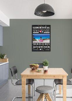 Meilensteintafel Chalkboard Geschenk 30. Geburtstag Personalisiert Mann Frau Geburtstagstafel News02