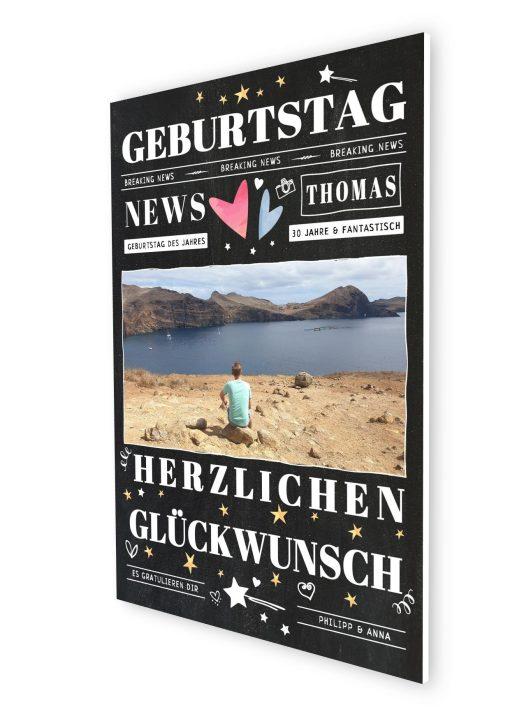 Meilensteintafel Chalkboard Geschenk 30. Geburtstag Personalisiert Mann Frau Geburtstagstafel News07