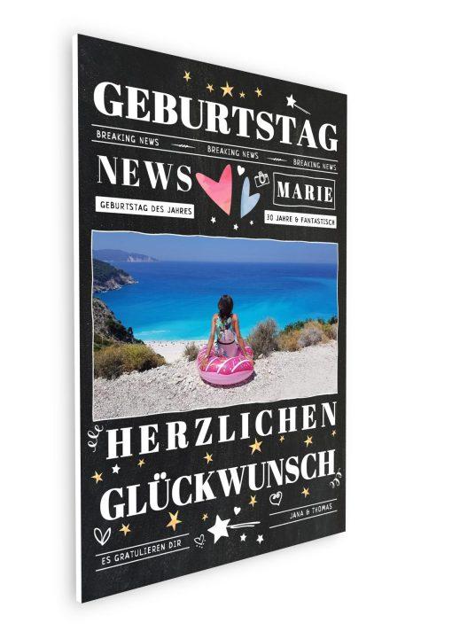 Meilensteintafel Chalkboard Geschenk 30. Geburtstag Personalisiert Mann Frau Geburtstagstafel News08