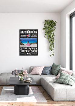 Meilensteintafel Chalkboard Geschenk 40. Geburtstag Personalisiert Mann Frau Geburtstagstafel News01