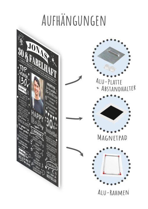 Meilensteintafel Chalkboard Geschenk 30. Geburtstag Personalisiert Zeitung Jahrgangsposter Geburtstagsposter Mann Frau Zeitreise10