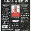 Meilensteintafel Chalkboard Geschenk 45. Geburtstag Zeitung Geburtstagsposter Jahrgangsposter Personalisiert Frau Mann Happy Birthday