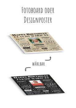Meilensteintafel Chalkboard Geschenk 45. Geburtstag Zeitung Geburtstagsposter Jahrgangsposter Personalisiert Frau Mann Happy Birthday13