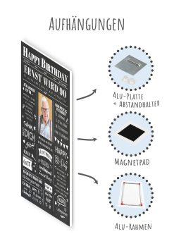 Meilensteintafel Chalkboard Geschenk 90. Geburtstag Zeitung Geburtstagsposter Jahrgangsposter Personalisiert Frau Mann Happy Birthday10
