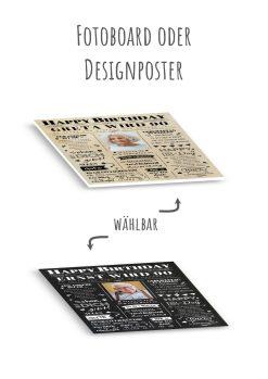Meilensteintafel Chalkboard Geschenk 90. Geburtstag Zeitung Geburtstagsposter Jahrgangsposter Personalisiert Frau Mann Happy Birthday13