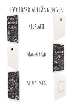 Meilensteintafel Chalkboard Geschenk 5. Geburtstag Personalisiert Geburtstagstafel Junge Mädchen Konfetti 013