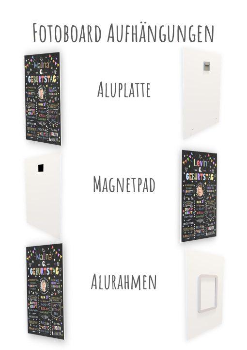 Meilensteintafel Chalkboard Geschenk 6. Geburtstag Personalisiert Geburtstagstafel Junge Mädchen Konfetti 013